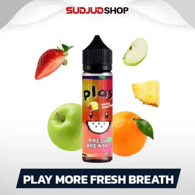 play more fresh breath freebase 60ml mixed fruit