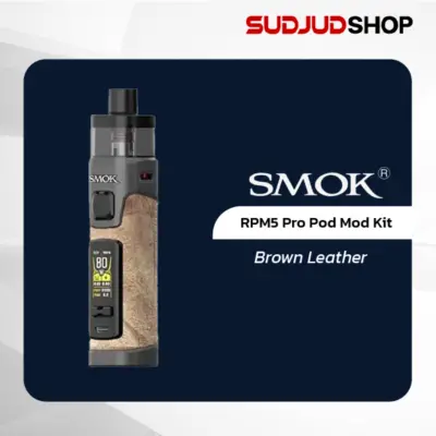smok rpm5 pro pod mod kit brown leather