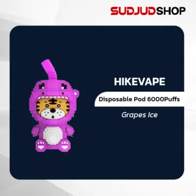 tiger disposable pod 6000puffs grapes ice