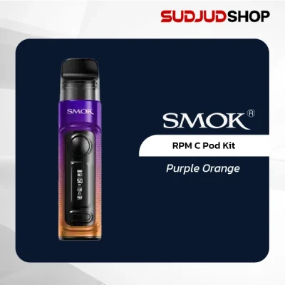 smok rpm c pod kit purple orange
