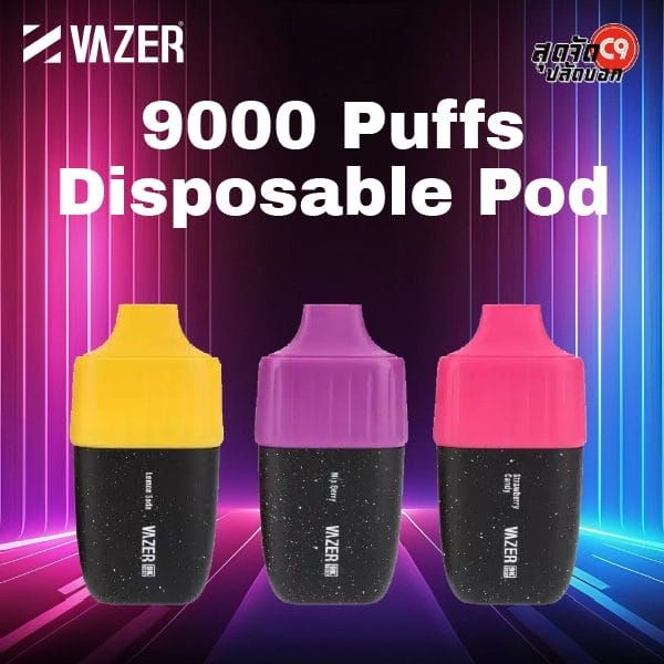 vazer 9000 puffs disposable pod