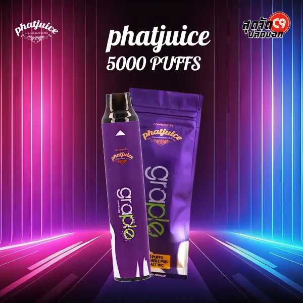 phatjuice disposable 5000 puffs (grapest)