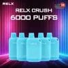 relx crush disposable 6000 puffs